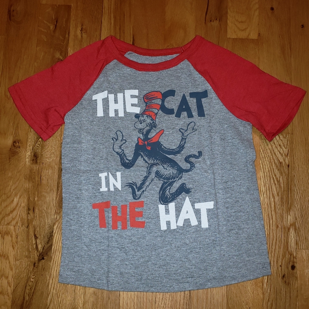Dr Seuss The Cat in the Hat T-Shirt Size 12 NWT